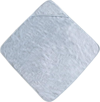 mushie Baby Hooded Towel | Organic Cotton (Baby Blue)