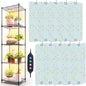 10Panel Grow Lights for Indoor Plants, Seed Starting, Veg, Pot Plants, Bonsai with Timer 4/8/12/16/20H, Ultra-Thin Under Cabinet & Shelf Full Spectrum LED Plant Growing Lamp, Multi-Panels Free Connect