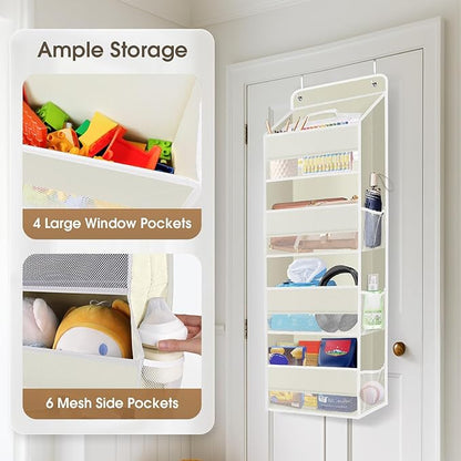 1 Pack Over The Door Organizer, Hanging Storage Organizer