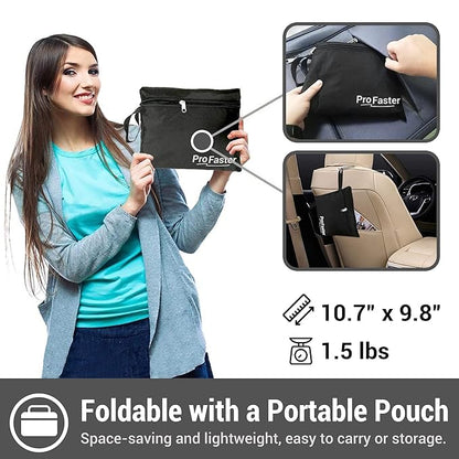 Car Seat Travel Bag Backpack for Air Travel Universal Infant Carseat Gate Check Bag Cover for Airplane, Foldable with Pouch, Gray