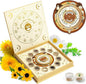 LUSH&DEW Zodiac Garden Seed Bank, 12 Varieties Non-GMO USA-Sourced Heirloom Herb Flower Seeds with Moon Calendar, Gardening Gift for Women Men, Witchcraft Supplies, Earth Sign (Taurus Virgo Capricorn)