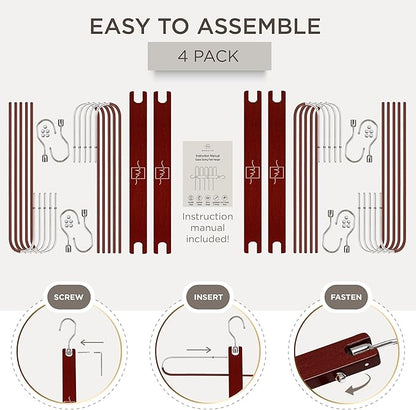 MORALVE Pants Hangers Space Saving