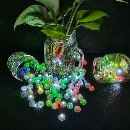 100PCs Mini Led Lights with Hook, Waterproof Round Tiny Led Light for Party Decorations Neon Light for Birthday Party and Wedding Decoration Colorful