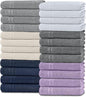 White Classic Wealuxe Multi Washcloths 24 Pack