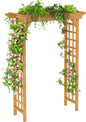 Wood Garden Arbor – Outdoor Wooden Arch Pergola for Garden, Backyard, Patio & Wedding – Durable, Elegant Design for Climbing Plants and Vines