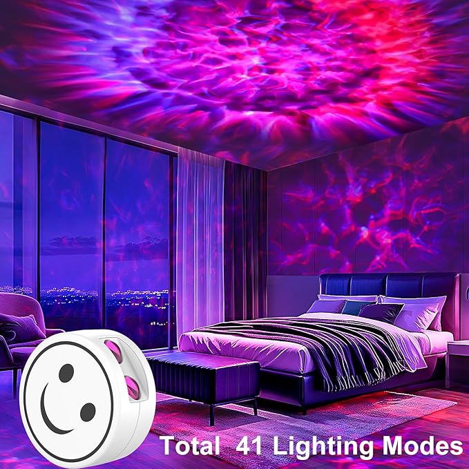 Galaxy Projector for Bedroom, Galaxy Light Projector with 41 Lighting Modes, Night Light for Kids, Nebula Lamp with Timer and Remote,Gift for Teens, Gifts for Girls, Boys, Adults, Christmas, Birthday