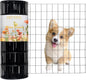 Black PVC Coated Welded Wire Fencing, 60in High x 50ft Long, 2 inch x 3 inch 16GA 2/3/4/5/6 Ft Tall Welded Wire Fence Rolls, Black Metal Garden Fence Wire Roll Garden Fencing for Yard