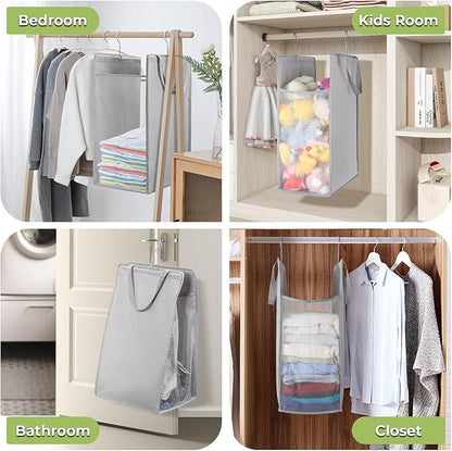FENTEC Fentec Hanging Laundry Hamper, Hanging Laundry Basket, Slim Laundry