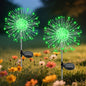 Garden Outdoor Lights, 2 Pack 120 LED Solar Garden Lights Fairy Lights Outdoor Waterproof Decorative Solar Firework Lights for Yard Patio Pathway Flowerbed Party Wedding Decor, Green