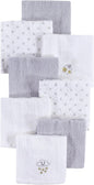 Hudson Baby Unisex Baby Super Soft Cotton Washcloths, Stars, One Size
