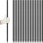 24 inches Straight Rebar Stakes 18-Pack Ground Stake Heavy Duty Metal Steel Spikes for Gardening, Concrete Forming and Camping Tent