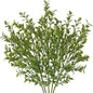 Artificial Eucalyptus Stems 26.7" Fake Green Leaf Branches for Floral Arrangements, Faux Plant Farmhouse Decor, Home Wedding Decorations Green
