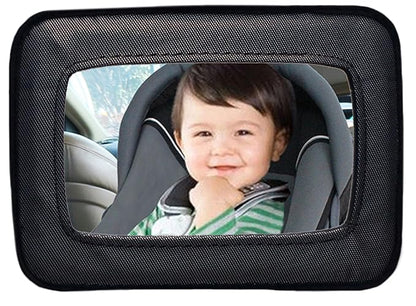 Dreambaby Backseat Rear Facing Baby Car Mirror - Extra Large Wide Angle View Soft Car Seat Mirror – Model L291
