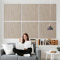 6 PCS Acoustic Panels, 23.6x23.6 Inch Sound Absorbing Panels, Decorative Acoustic Wall Panels for Recording and Home Studio, Office with Double-Sided Adhesive Tape