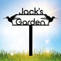 Personalized Metal Garden Sign with Stake, Custom Garden Decor for Outdoor, Custom Family Name Sign, Patio Decorations, Lawn Art, Farmhouse Decorative, Housewarming Gift (CstmDesign9)