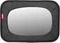 Nuby Shatterproof Rear Facing Backseat Baby Mirror, Black
