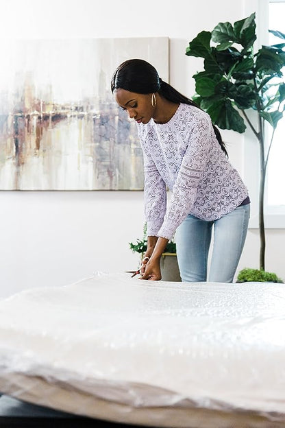 Signature Design by Ashley King Size Chime 12 Inch Medium Firm Memory Foam Mattress with Green Tea & Charcoal Gel for Pressure Relief, Fiberglass Free, Mattress In A Box