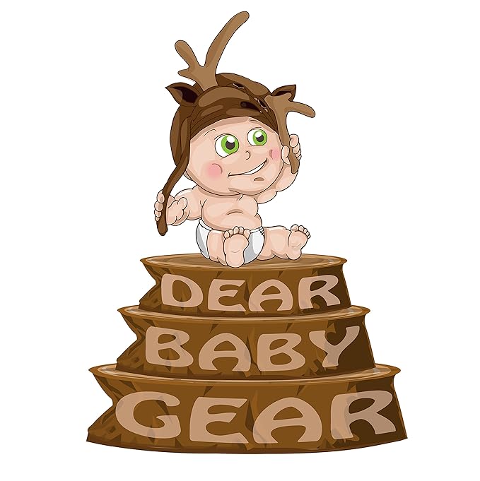 Dear Baby Gear Car Seat Canopy - Unisex Infant Car Seat Cover - Soft and Breathable Fabric - Fits Most Carseats - Winter Moose/Red Black Plaid - 40"x30"