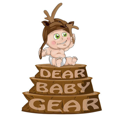 Dear Baby Gear Car Seat Canopy - Unisex Infant Car Seat Cover - Soft and Breathable Fabric - Fits Most Carseats - Winter Moose/Red Black Plaid - 40"x30"