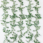 mizii 5 Packs 340" Artificial Vines Garland Fake Vine with Small Green Leaves Silk Rose Leaf Faux Hanging Plants Greenery Decoration for Outdoors Indoor Table Centerpieces Wedding Decor (Rose Leaves)
