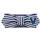 Creative Knitwear Villanova Wildcats Infant Girls Navy/White Striped Hair Knot Headband Embroidered Logo - Size Newborn - 4T