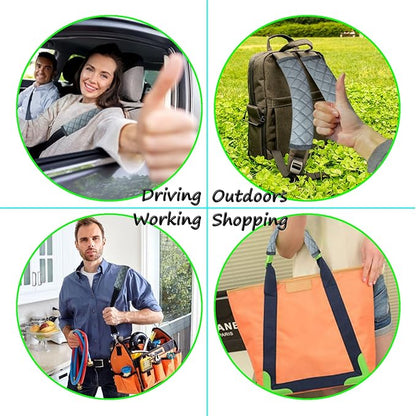 Car Seat Belt Cover Pad, 5 Pack, Seatbelt Covers for Car Accessories, Soft Material, Car Seat Strap Pads, Gray 10.63 inches, Universal Fit for All Vehicles, Comfort for neck shoulders (5-Gray)