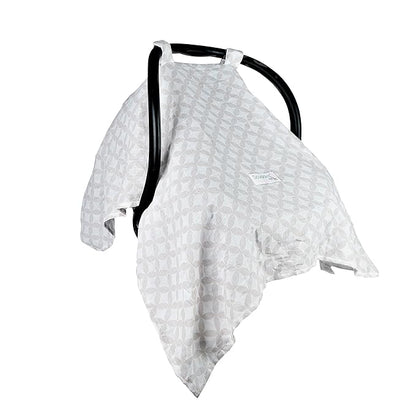 Scuddles Baby Car Seat Covers & Canopy - Sun Safety Blocker for Babies and Infant, Unisex Designs