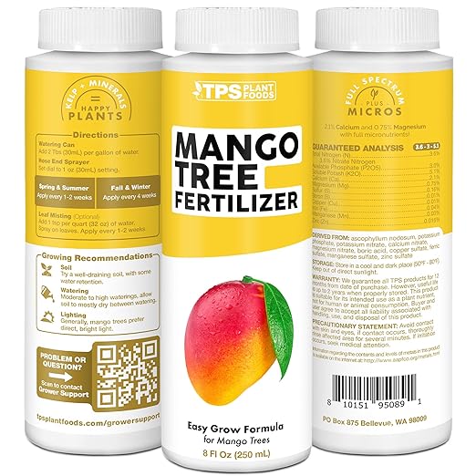 Mango Tree Fertilizer for All Mangoes and Anacardiaceae Trees, Liquid Plant Food 1 Gallon (128oz)