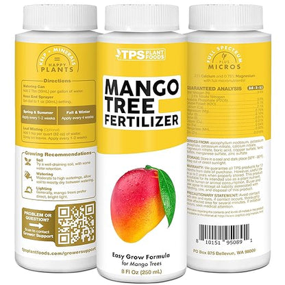 Mango Tree Fertilizer for All Mangoes and Anacardiaceae Trees, Liquid Plant Food 1 Gallon (128oz)