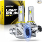 AUXITO 9006/HB4 Bulbs, 900% Brighter Ultra-Bright, Plug N Play, Long Lifespan, No Flicker, 99% Compatibility, 2PCS