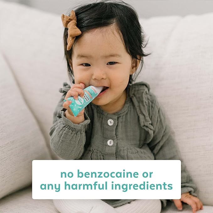 Wink Well Baby Teething Relief for Infants and Kids, Cooling, Soothing Natural Gel for Sore Gums and Other Teething Discomfort, May Be Used As A Toddler Training Toothpaste (15 ml)