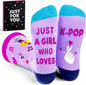 Kpop Merch - Unique Kpop Gifts for Girl, Teen - Cute Korean Socks - Christmas Gifts, Stocking Stuffers for Women