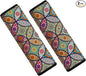 Car Seat Belt Pad Cover, 2-Pack Soft Car Safety Seat Belt Strap Shoulder Pad for Adults and Children, Suitable for Car Seat Belt, Backpack, Shoulder Bag (Pretty Mandala)