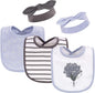 Hudson Baby Unisex Baby Cotton Bib and Headband Set