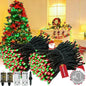 2026 New Voice Control Connectable 2PK 164FT 400LED Christmas String Lights Indoor Outdoor with Remote | Smart Twinkle Fairy String Lights 12 Modes & Timer for Xmas Tree Decor (Red & Green)