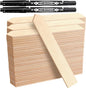 Zkptops 100Pcs Wooden Plant Labels Plant Tags 6 Inch Garden Plants Markers Waterproof Seed Labels Markers Sticks Outdoor Garden Label Stakes Sign Wooden Plants Name Tags for Seedling Vegetables Flower