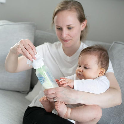 Dr. Brown's Bottle and Pacifier Healthy Wipes, Naturally Cleaning for Bottles and Baby Items, 30 Count, 3 Pack & HappyPaci 100% Silicone Pacifier 0-6m, BPA Free, White, Blue, Light Blue, 3 Pack