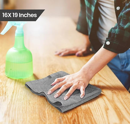 Utopia Towels Kitchen Bar Mops, 16 by 19 Inches, 100% Cotton Super Absorbent