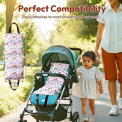 NCVI Car Seat Cooling Pad, Baby Stroller Cooling Pad - Insulated Cushion with Ice Pack for Heat, Multifunctional Cooler for Kids, Adults and Pets, Comfortable & Durable Summer Seat Liner Cooling Cover