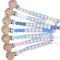 Personalized Silicone Pacifier Clip with Name Custom Name Stroller Clip Holder for Girls Boys