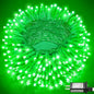66FT 200 LED Outdoor String Lights, Plug in Christmas Lights Indoor Waterproof with 8 Modes, Connectable Clear Wire Fairy Twinkle Lights for Outside Home Patio Yard Party Holiday Decorations, Green