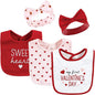 Hudson Baby Unisex Baby Cotton Bib and Headband Set