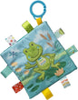 Taggies Crinkle Me Activity Toy with Baby Paper & Squeaker and Sensory Tags, 6 x 6-inches, Green Peepers Frog