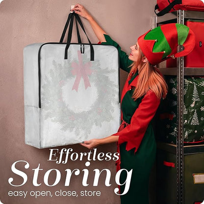 Handy Laundry 5-Pack Wreath Storage Bag