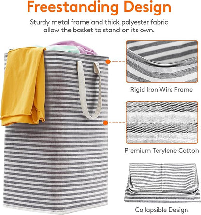 Lifewit 4 Pack Laundry Hamper Large Collapsible Laundry Baskets, Freestanding