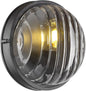 FEMILA 10" Round Bulkhead Outdoor Wall Light, Nautical Outdoor Lighting, Black Outdoor Light Fixture for Front Door/Porch/Patio, Aluminum Glass,UL Listed, 4FYX105FL BK SW