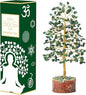 "Green Aventurine Healing Crystals Tree Bonsai Desk Decor for Women Room & Office Decor Spiritual Gift Meditation Crystals Home room decor cute house warming gifts for women Mom Birthday her - 10"""