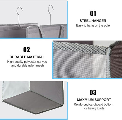 Fentec Hanging Laundry Hamper, Hanging Laundry Basket, Slim Laundry Hamper Bag