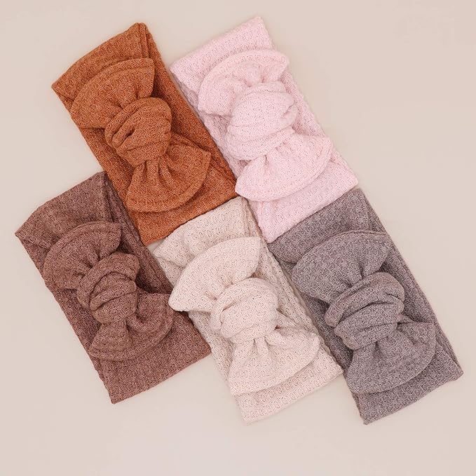 Baby Girls Headbands with Bows Infant Toddler Headwrap Hair Accessories