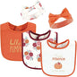 Hudson Baby Unisex Baby Cotton Bib and Headband Set